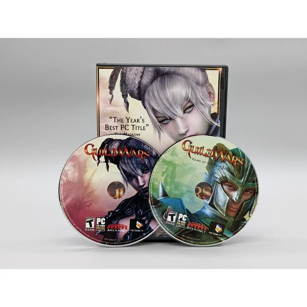 Guild Wars PC CD ROM Big Box Game & Installation Discs - No Manuals